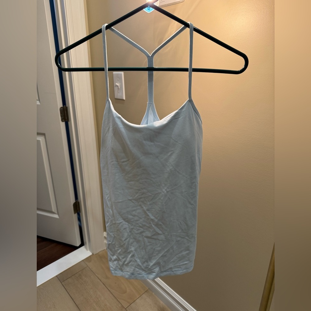 Lulu Lemon size 8 light blue tank. Great condition